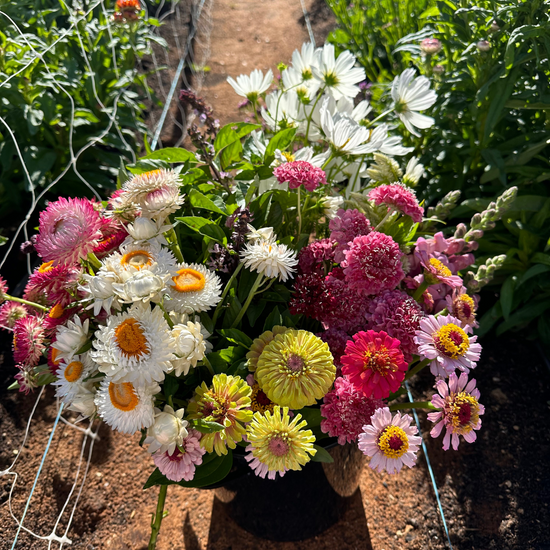Seasonal DIY Bucket of Blooms
