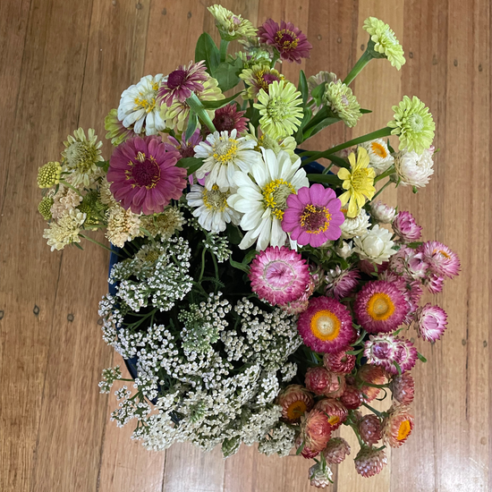 Seasonal DIY Bucket of Blooms